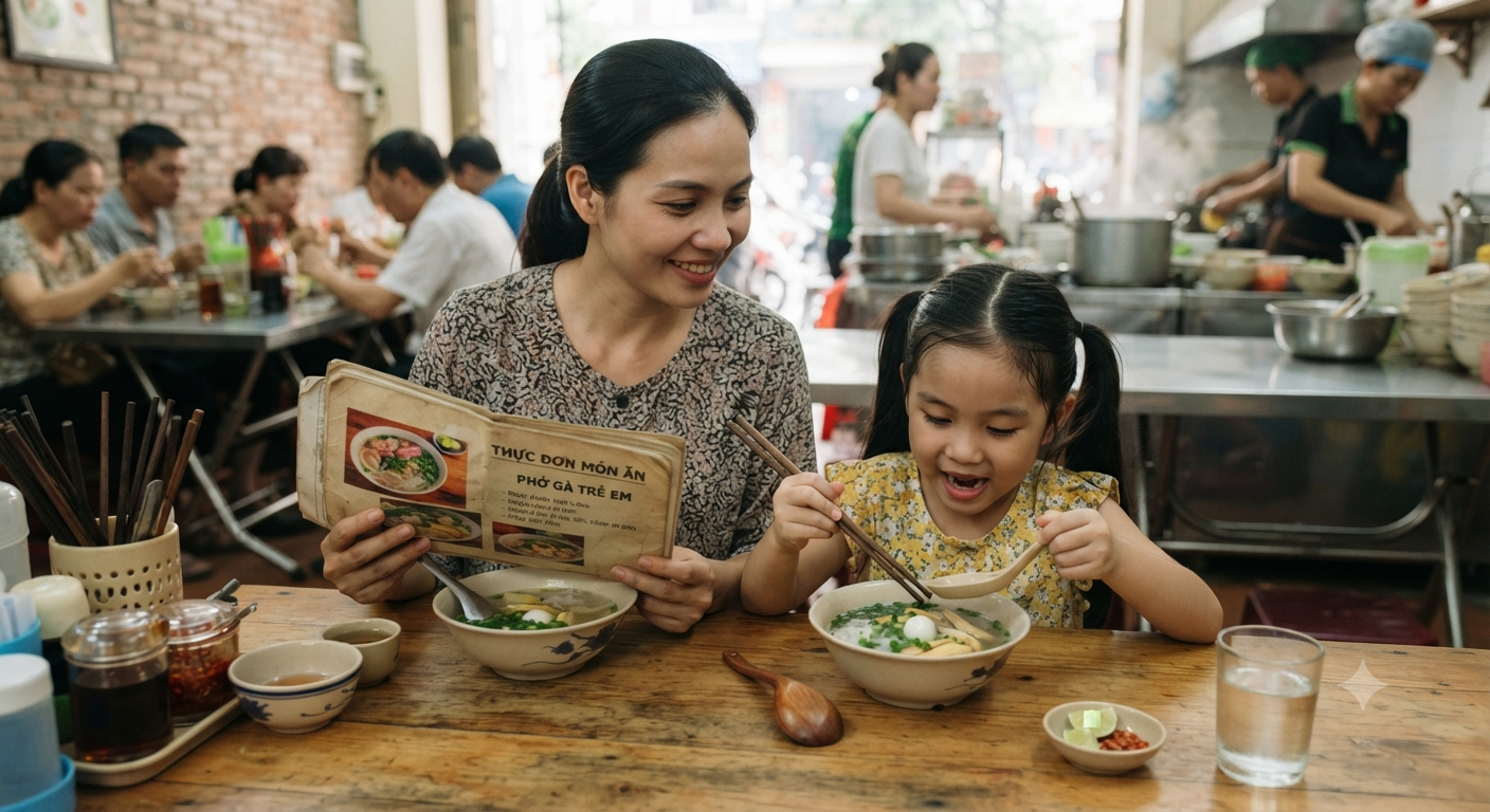 Nghiên Cứu Thực Đơn và Món Ăn Phù Hợp Cho Bé